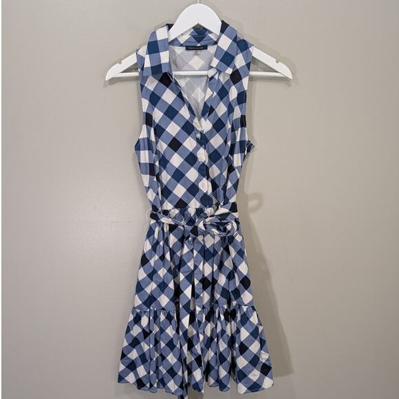 Tommy Hilfiger Dresses & Skirts - Tommy Hilfiger Shirt Dress Gingham Garden Brunch Church Coastal Classic Size 8
